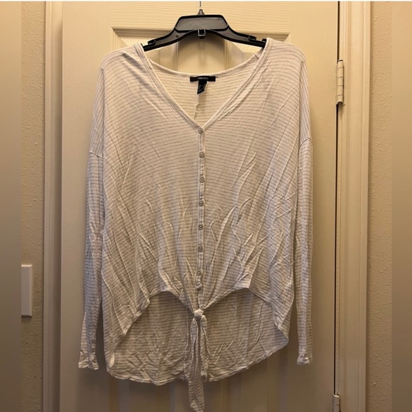 White striped long sleeve - Picture 4 of 4